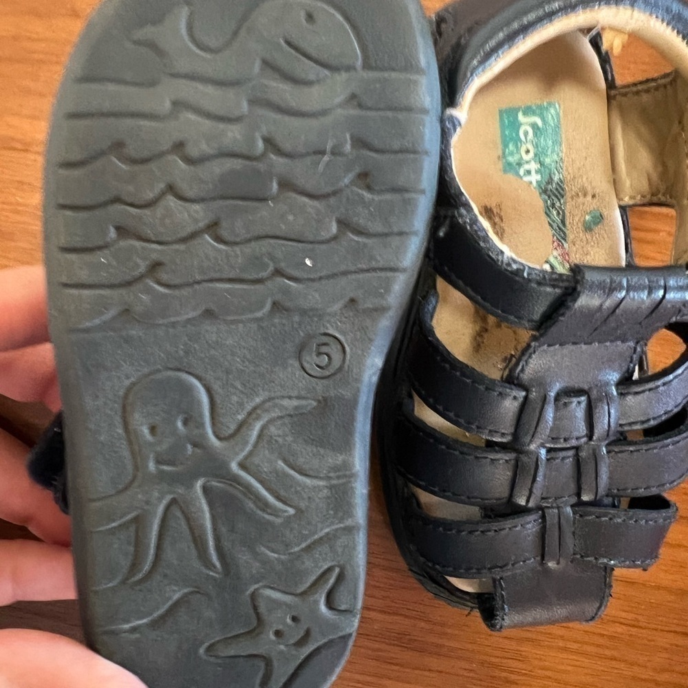 Scott David Toddler boy sailor sandals. Size 5 - Picture 3 of 4